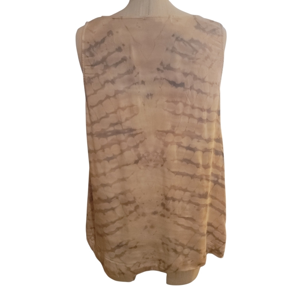 River + Sky, Beige Tie-Dye Tank Top, Size Medium - Picture 2 of 6